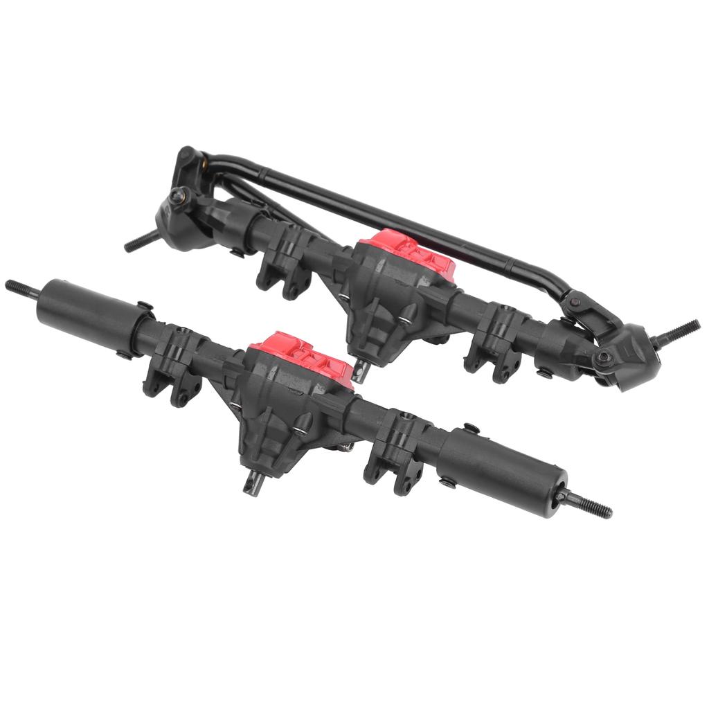 Gear Front and Rear Axle with 2 Transimission Shaft for SCX10 I SCX10 II 1 10 RC Car