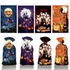 50pcs Exquisite Halloween Candy Bag Cute Drawstring Bag Snacks Candy Biscuit Bag  Trick or Treat