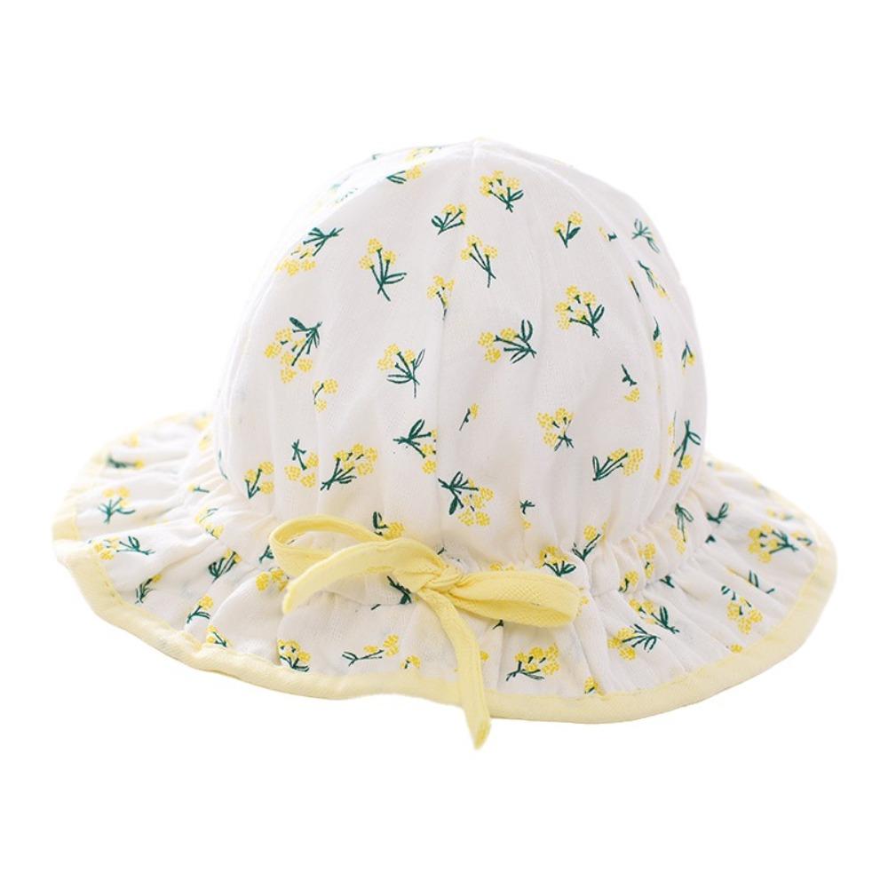 Drawstring Visors Baby Hat Lovely Bow Children Hat Cute Infant Hat  Girl