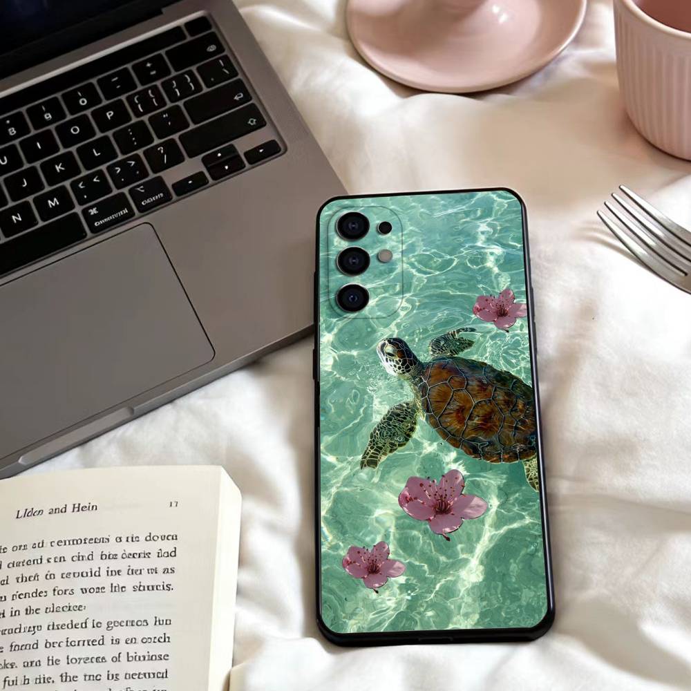 Cool marine life patterns Phone Case For Samsung S25,24,23,22,30,21,10,9,Ultra,Plus,Lite,FE,4,5 G Soft Black Case