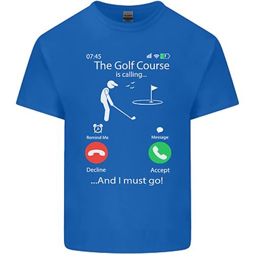 Golf Is Calling Golfer Golfing Funny Unisexs Cotton TShirt Tee Top