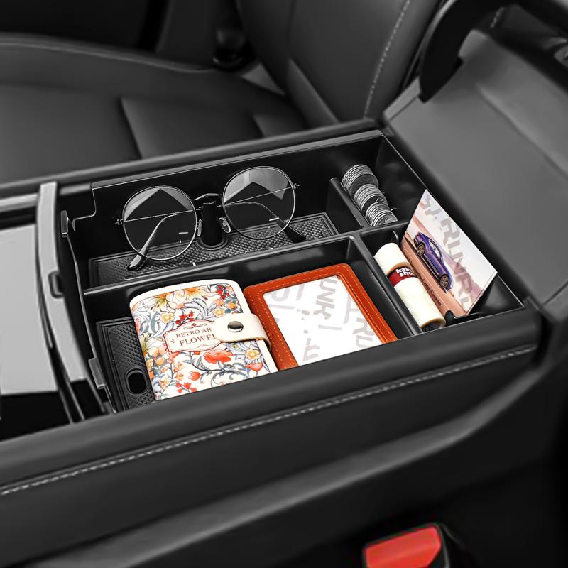 For 2024 2025 GMC Acadia & Chevy Traverse Armrest Box Storage Car Center Console Organizer Interior Tray Secondary Accessories