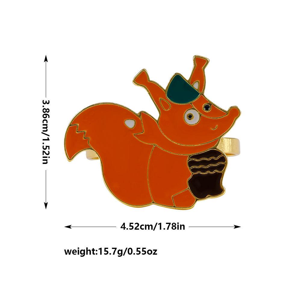 

Салфетницы в виде подсолнуха, белки, индейки, кольца для салфеток на День благодарения, украшение стола для дома и ресторана на Хэллоуин, пряжка для салфеток