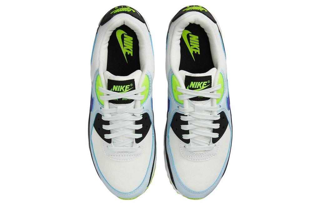 Nike Air Max 90 White Blue Tint Volt Women's DH8010-102