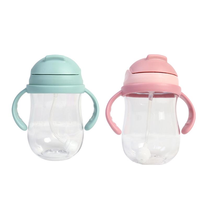 Neugeborenen Babyflasche Schnabeltasse - Tritan Strohbecher, Tropf- und auslaufsicher, Ideal für Säuglinge und Kinder