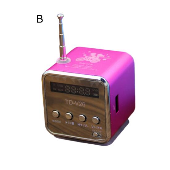 1/2 ks Bluetooth-kompatibilní Mini reproduktor Digitální displej Stabilní připojení Vodotěsný Dobíjecí FM rádio Přehrávač hudby
