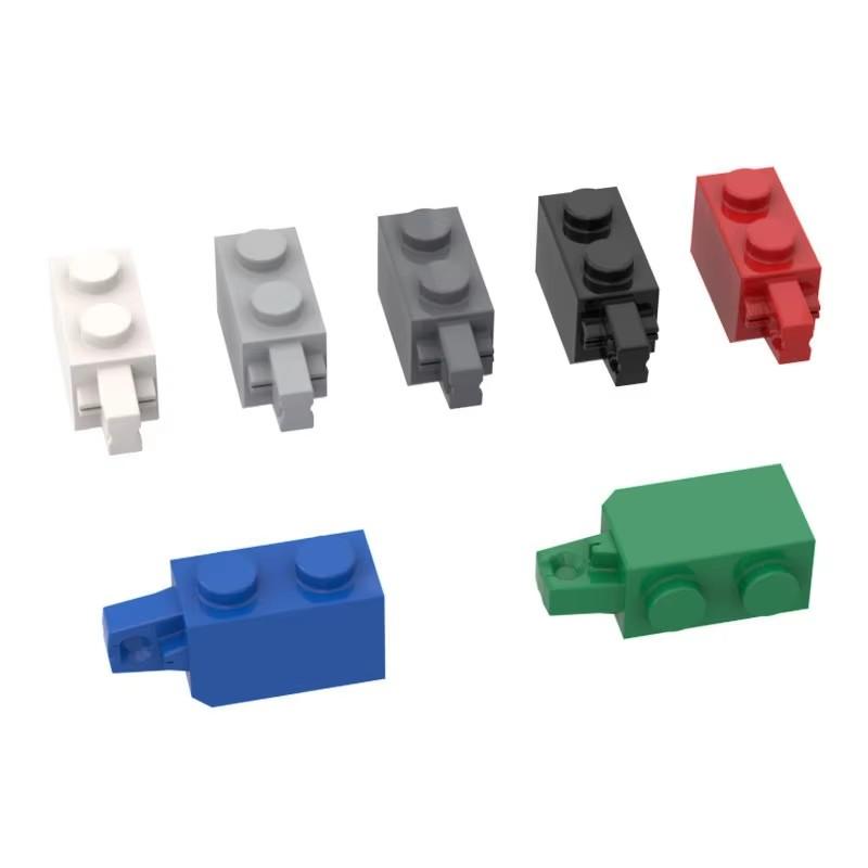 20PCS MOC Parts 30364 51478 1x2 Brick Hinge DIY Building Blocks Compatible with Major Brands Kids Brain Puzzle