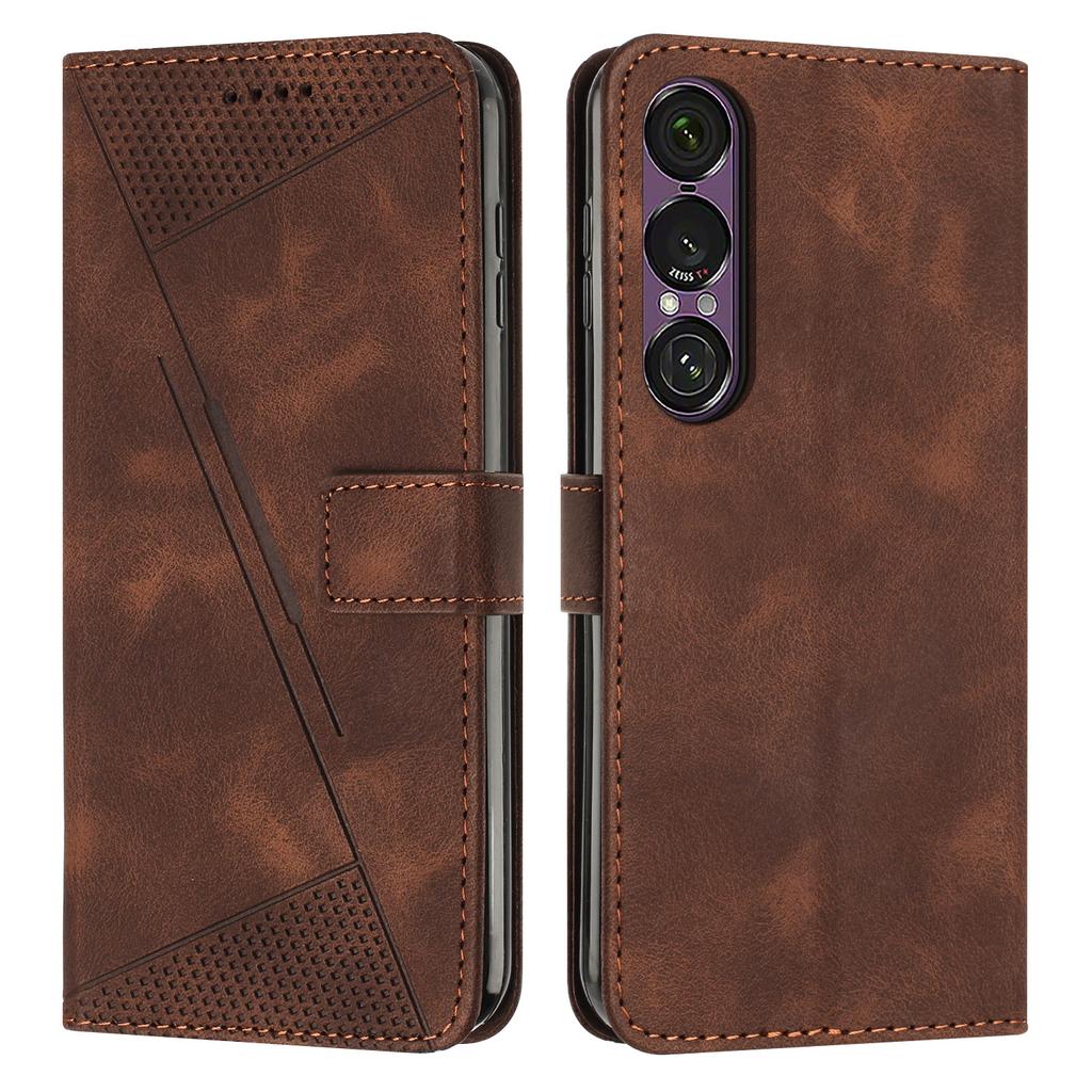 Dream Triangle Leather Wallet Phone Case with Stand Function.for Sony Xperia 1 IV,Xperia 10 IV,Xperia 5 IV,Xperia 1 V,Xperia 10 VI,Xperia 1 VII...