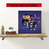 Mbappe Customize Your Name Diamond Painting Round Diamond Diy Frameless Holiday Artwork Suitable For Home Office Wall Decoration