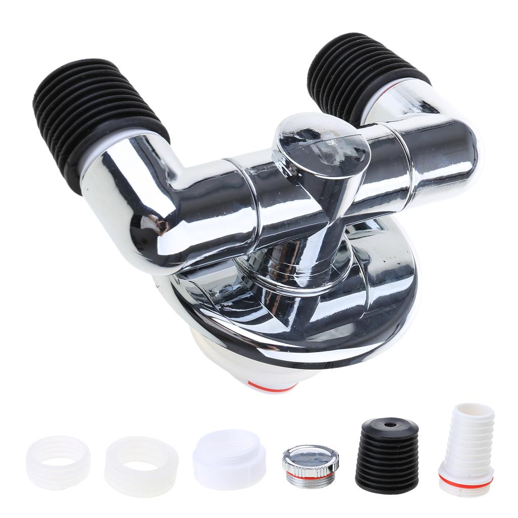 Washing Machine Floor Drain Adapter Pipe Connector Drain Deodorant Sealing Ring Adapter Sewer Elbow Pipe Connector