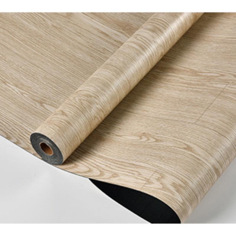 1PC 118.11x15.75inch Wood Grain Texture Self-adhesive Flooring Sticker Thick PVC Wallpaper Renovation Repair for Bedroom Cabinet
