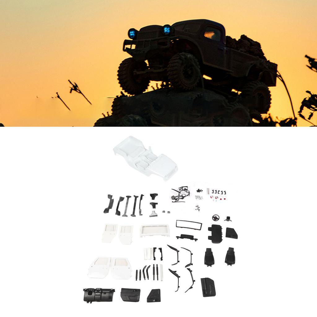 313mm Wheelbase Open Car Body Accessory Fit for SCX10 90046 1Celsius10 RC Car Model