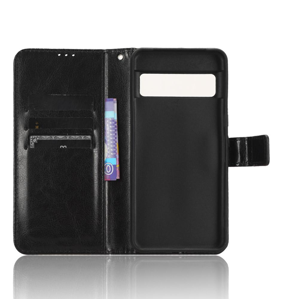 For Google Pixel 8 Pro Wallet Case with Kickstand & Card Slots – Shockproof, Dustproof, Business Heavy Duty Flip Leather Cover