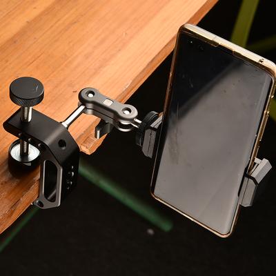Pince en C robuste avec filetage 1/4"-20 et 3/8"-16, clip de bureau en métal de type G, support de montage de bureau en alliage d'aluminium