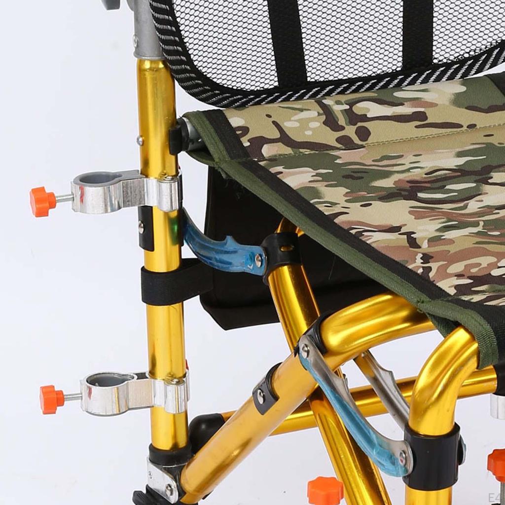 2 Piezas Soporte Plegable para Sombrilla de Pesca Abrazadera Soporte Clip para Playa Exterior para