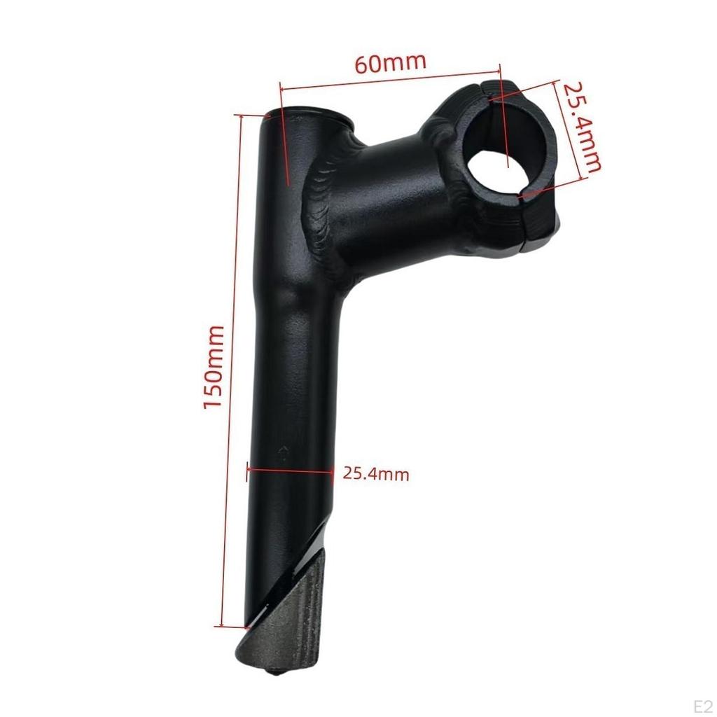 Gooseneck Handlebar Extender, Threaded Tube, Components And Accessories