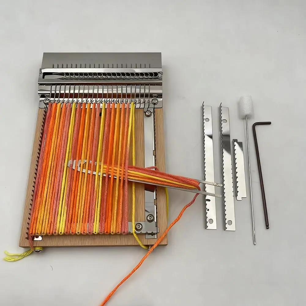 Nový Pletací stroj Lightning DIY Ruční tkalcovský stavový set Stroj na pletení gobelínů Pletací nástroje