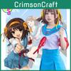 Anime School Uniform Cosplay Costume For Haruhi Suzumiya Fans