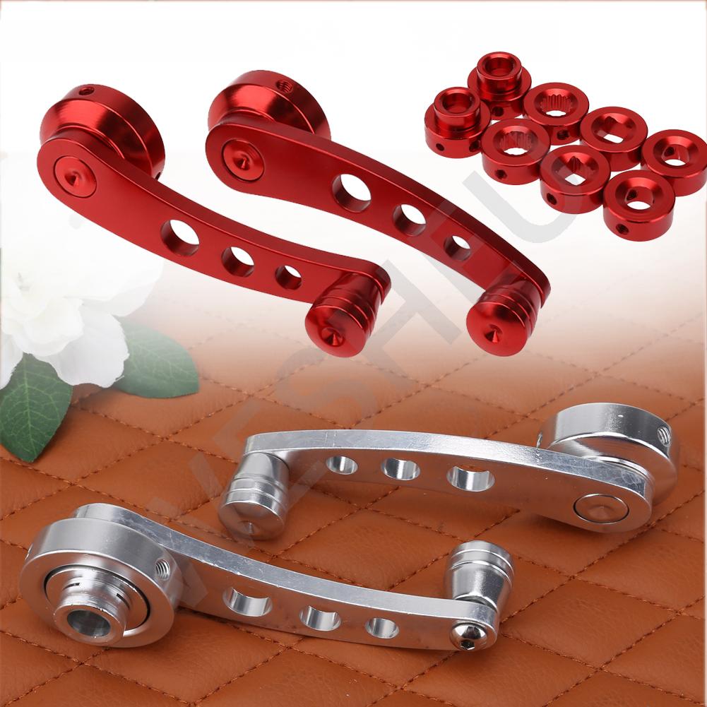 Universal Car Window Close Hand Crank Handle Winder Riser Replacement Aluminum Alloy Manual Auto Window Glass Closer Handle