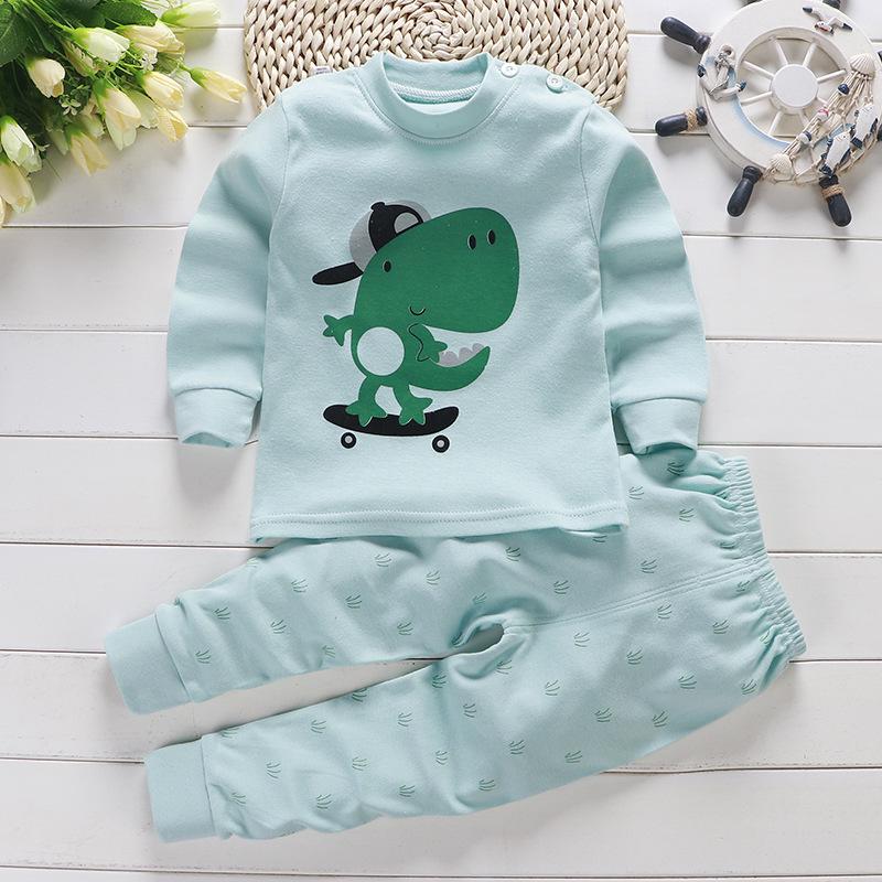2025 Kids' Pure Cotton Underwear & Pajama Set for Boys & Girls - Autumn Wear