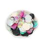 Yale Dobe Fish Scale Fan-Shaped Sequins 22x24mm for DIY Ethnic Costume Sewing