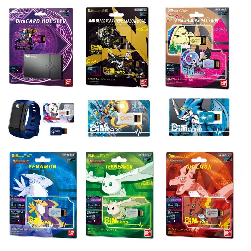 Genuine Scale Model Digimon Adventure VITAL BRACELET Digimon Detect Discover DIM Card Impmon Action Figure Toys