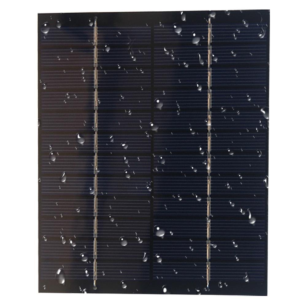 2W 12V Solar Panel Small Power Emergency Panels 110X136MM Outdoor Solar Cell Waterproof Solar Plate for Fans Outdoor Lamp Pump