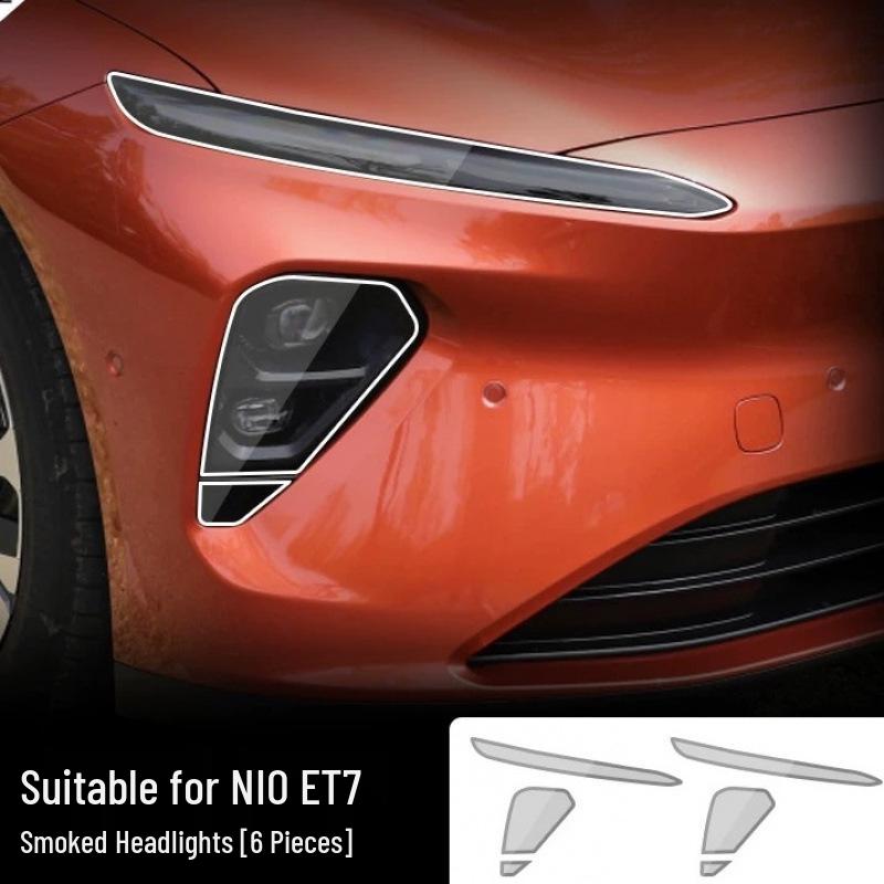 Nio ET7 Headlight & Interior Protective Film Set - Gear Shift & Console Decor TPU.