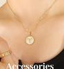 French-Inspired Zodiac Pendant with White Mother-of-Pearl Inlay On 18K Gold-Plated Chain