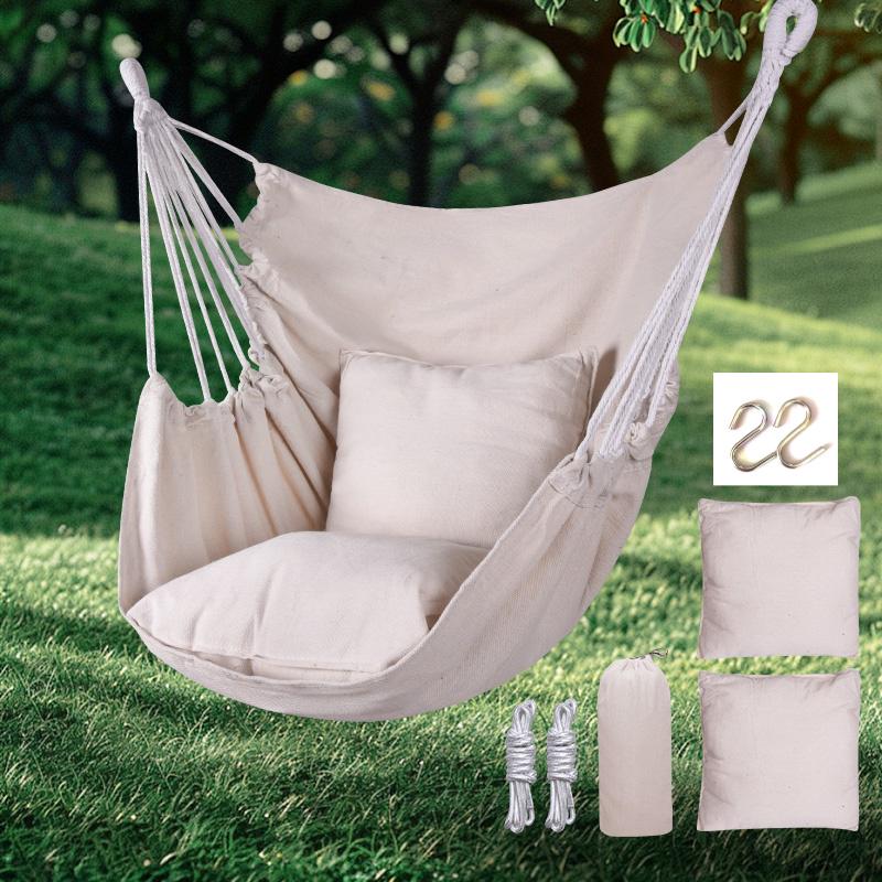 Canvas Swing Chair for Dorm Rooms and Bedrooms – Perfect for Students and Adults