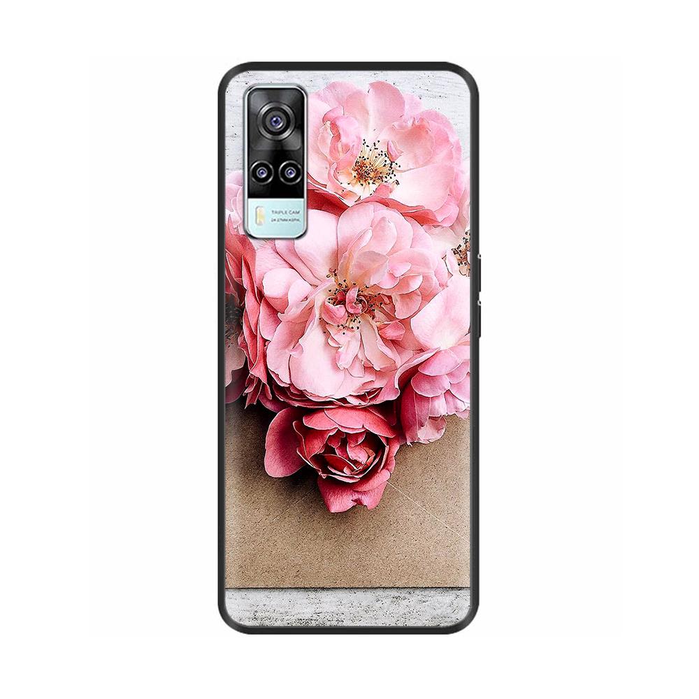 Für Vivo Y33 V2057 Hülle Silikon Weiches TPU Handy Rückabdeckung für Vivo Y33 4G Hülle für vivoY33 Y 33 2021 Coque Fundas Para Bumper