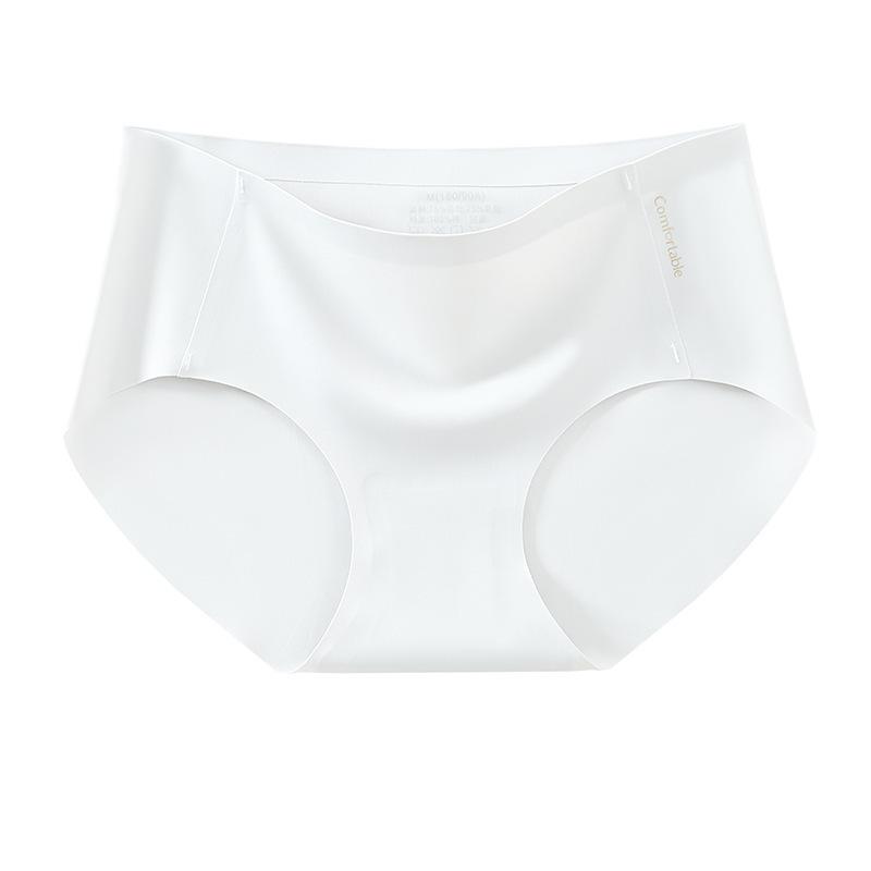 Female Summer Cotton Anti - Bacterial Fillet Without Trace To Lift Hip Ice Silk One Piece Type Waist Triangle Briefs