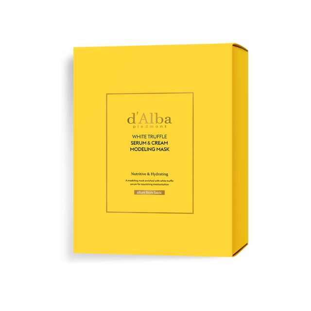 d Alba - Набор моделирующей маски с белым трюфелем (сыворотка и крем) Питательный и увлажняющий 66g x 4 Sets