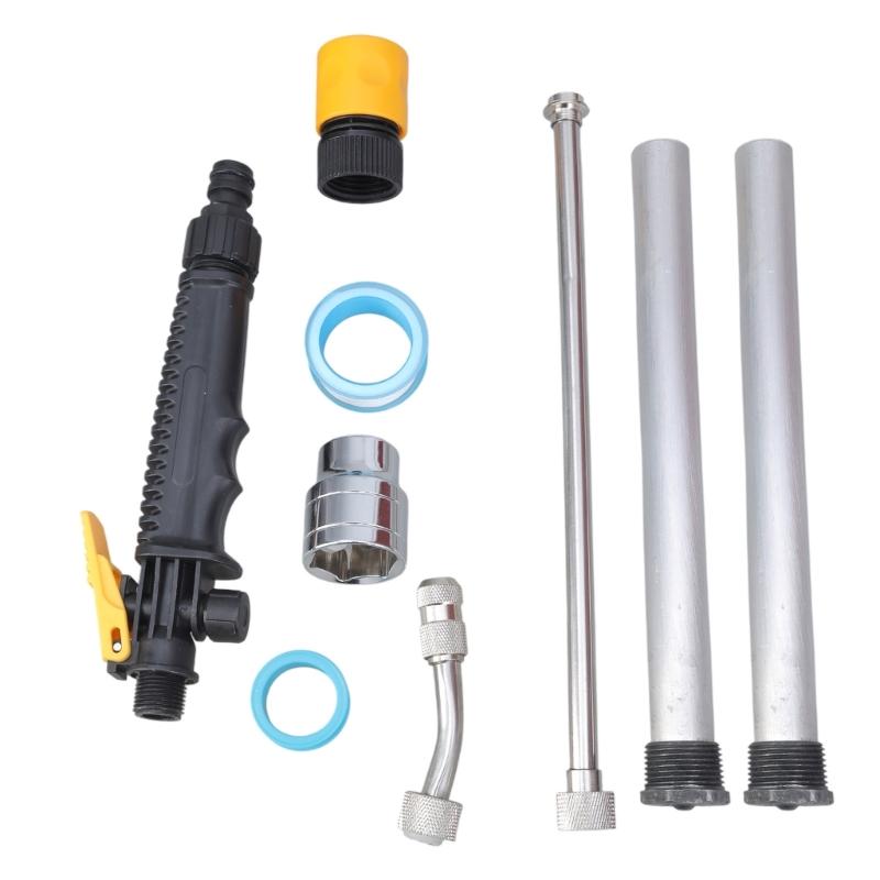

Сменный анодный стержень водонагревателя, набор промывочных палочек, магниевый стержень с резьбой NPT 9,25 дюйма x 3/4 дюйма с инструментами для снятия гаечных ключей 1