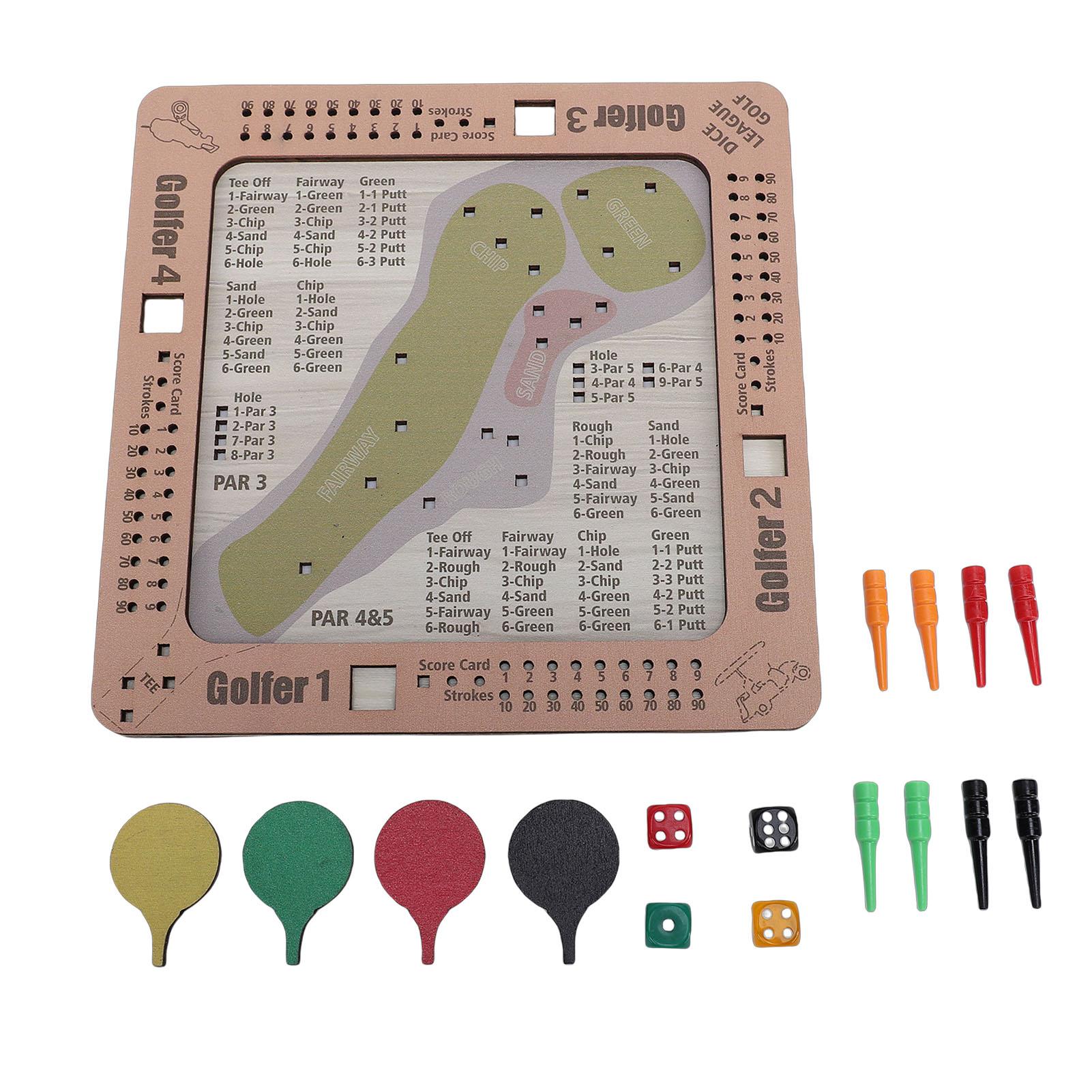 Musysh Tabletop Dice Desk Sports Game Wooden Strategy Board Game For Family Fun 1 4 Players