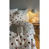 Single Red Heart Duvet Cover Set (without Sheets)