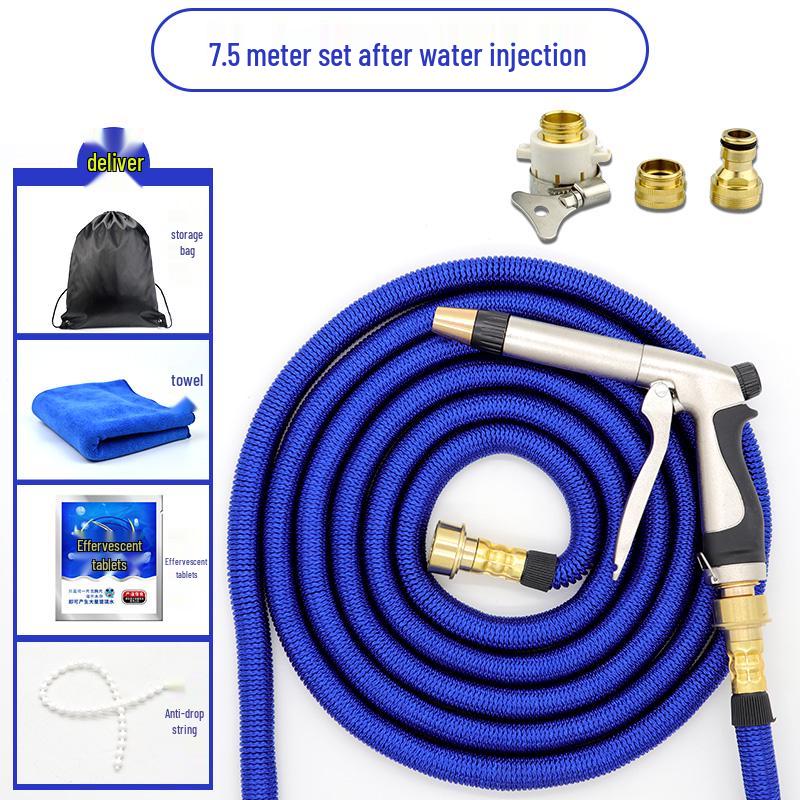 

Телескопический пистолет для мойки автомобиля под высоким давлением и гибкий шланг с насадкой-щеткой