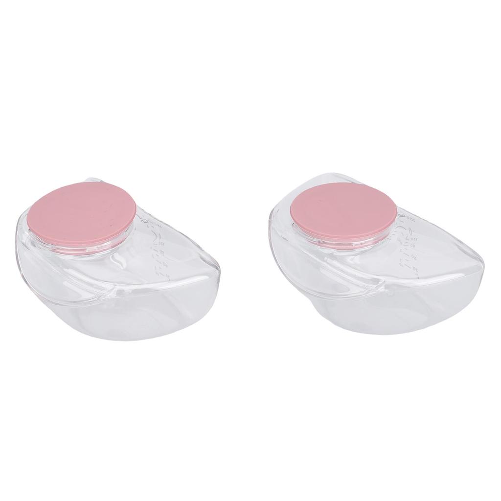 2 PCS 150ml Milk Collection Cup Replacement for Momcozy M9 Wearable Breastpump Milk Collector Cup Leak Proof PP Silicone