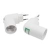 Rotatable LED Fireproof EU US Plug Switch E27 Bulb Base Lamp Holder Converter Socket Adapter