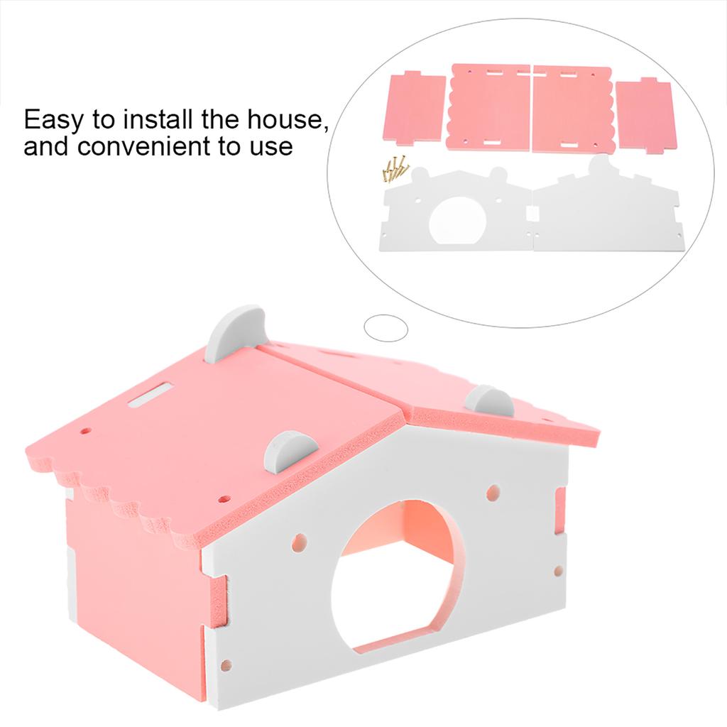 Waterproof Assembling Cute Fashionable Sleeping House for Pet Hamster