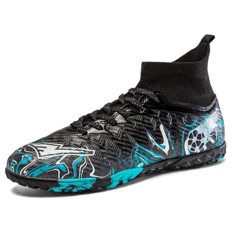 Nuove Scarpe da Calcio da Uomo Sneaker Ragazzo Comode Resistenti alla Società Top Qualità Scarpe da Calcio Tacchetti Lunghi Scarponcini da Calcio per Bambini