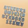 KX4B Letter Metal Cutting Dies Stencil Scrapbooking DIY Album Stamp Paper Card Embossing Decor Craft