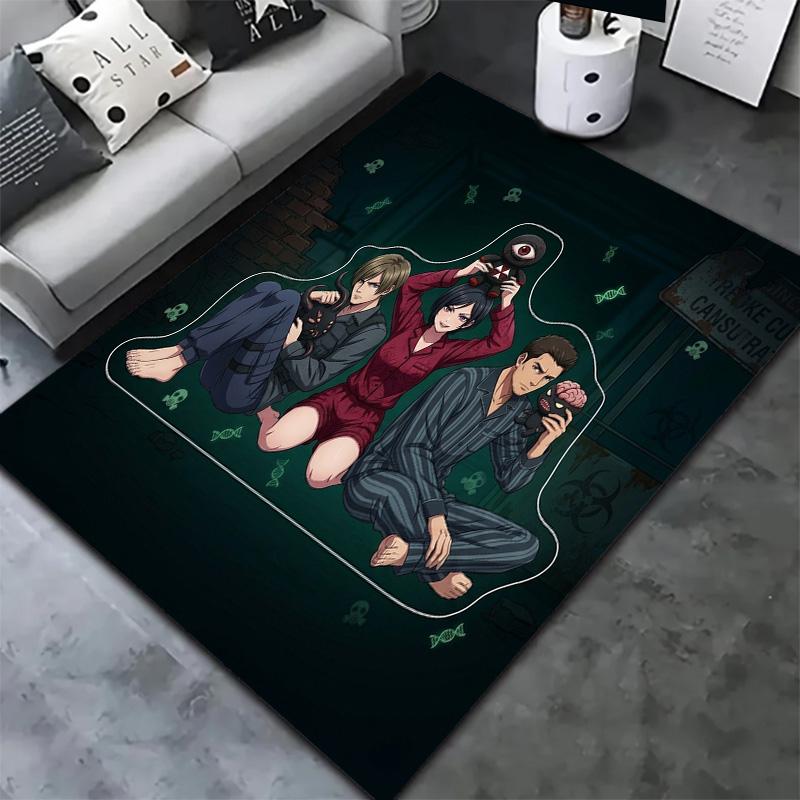 Resident Evil Carpet Rug For Living Room Bedroom Home Sofa Decoration Kids Play Nonslip Floor Mat