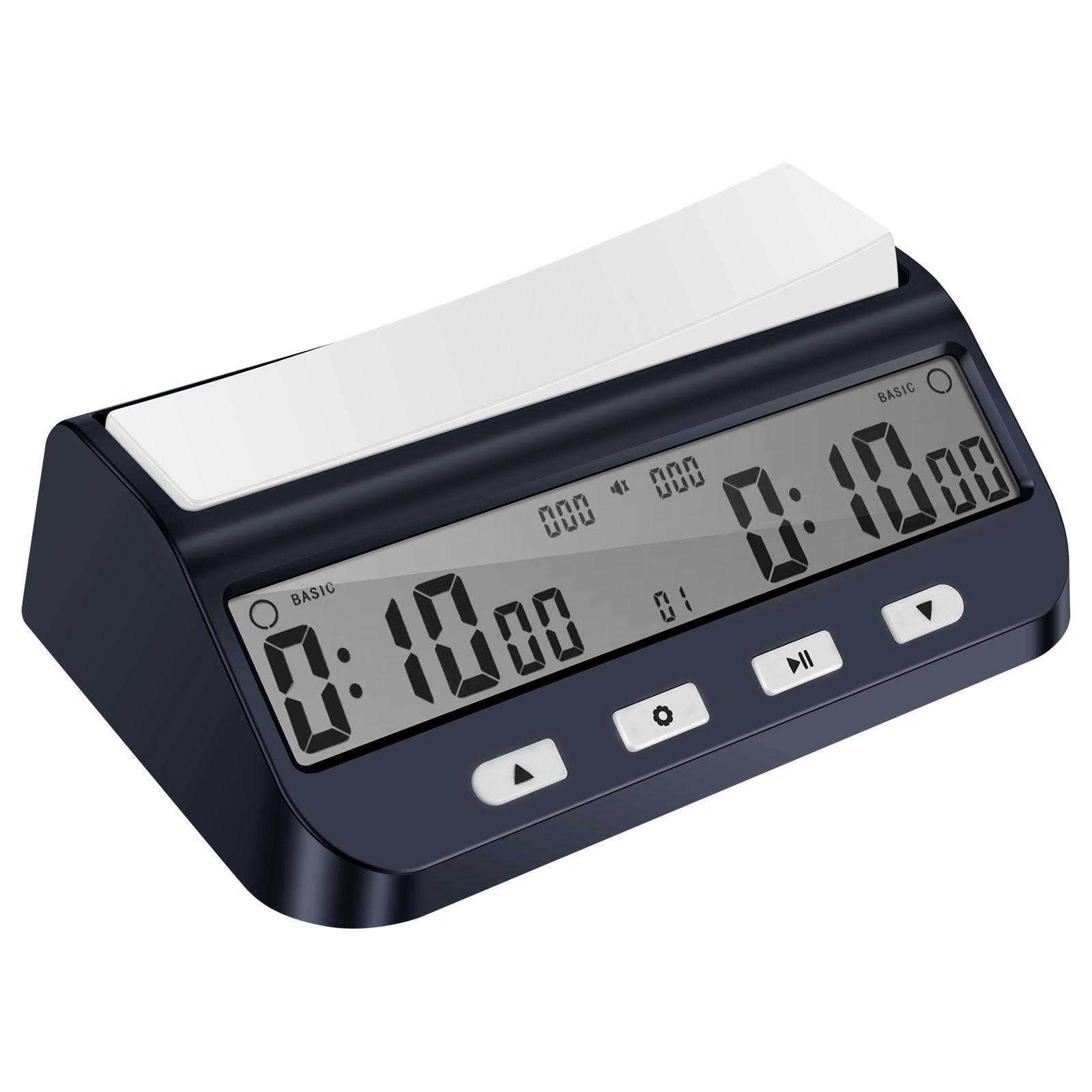 Professional Chess Clock Digital Timer Multipurpose Portable Chess Timer Game Timer Chess Competition Game Stopwatch Delay Bonus