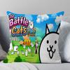 The Battle Cats Polštář na spaní Povlak na polštář pro kojence Personalizovaný chránič do postýlky Povlak na polštář Pokojová dekorace Dětský dárek Bez výplně,(14)