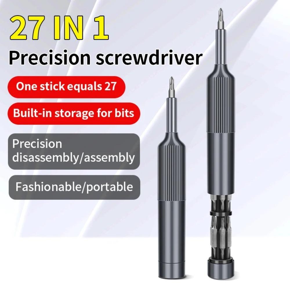 Multi-Purpose Screw Driver Bits Kit Multi Bit Small Screwdriver for Eyeglass Watch Computer