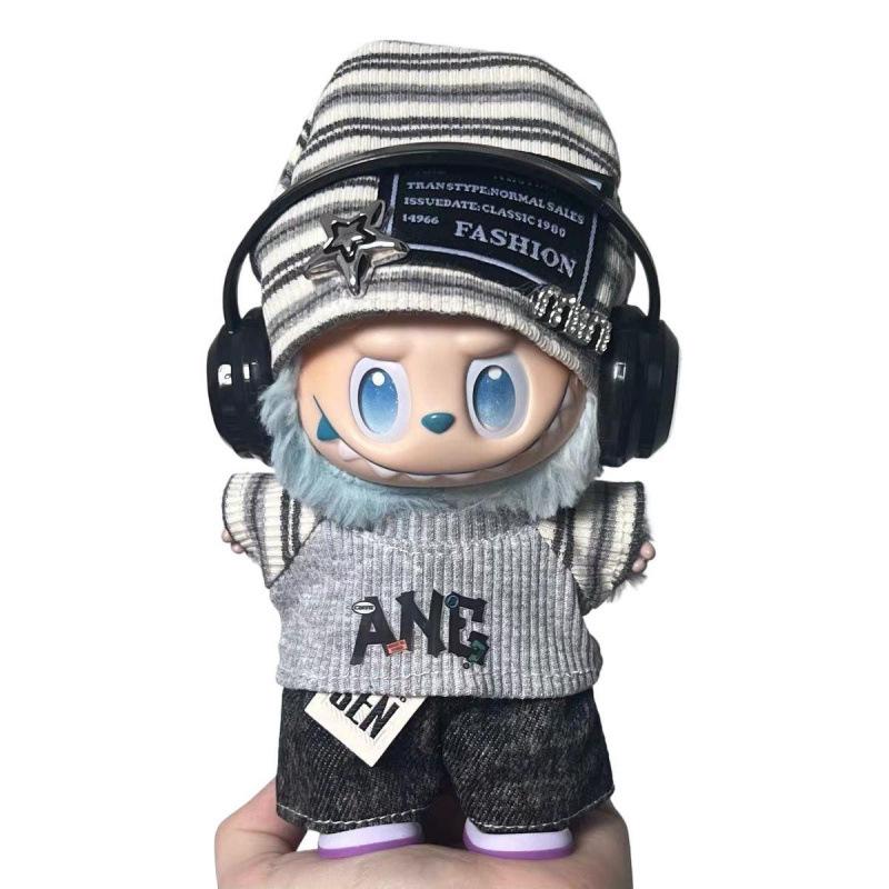 Coleção de Roupas para Boneca de Pelúcia Vinílica Labubu Tendência 2025