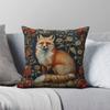William Morris Fox Square Pillowcase Polyester Linen Velvet Creative Zip Decor Throw Pillow Case Home Cushion Cover