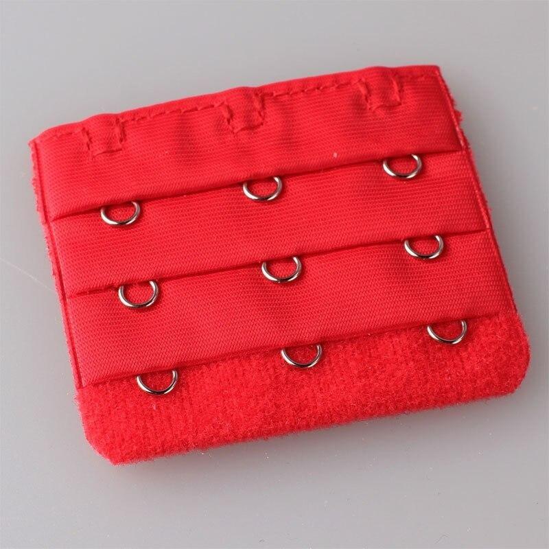5PC Elastic Bra Lengthened Buckle Extension Bra Buckle Extenders Strap 3 Hooks 3 Rows Underwear Women Lingerie