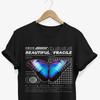 Butterfly Graphic Tee: Y2K Urban Streetwear T-Shirt